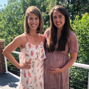 Pink Blush Maternity Dress